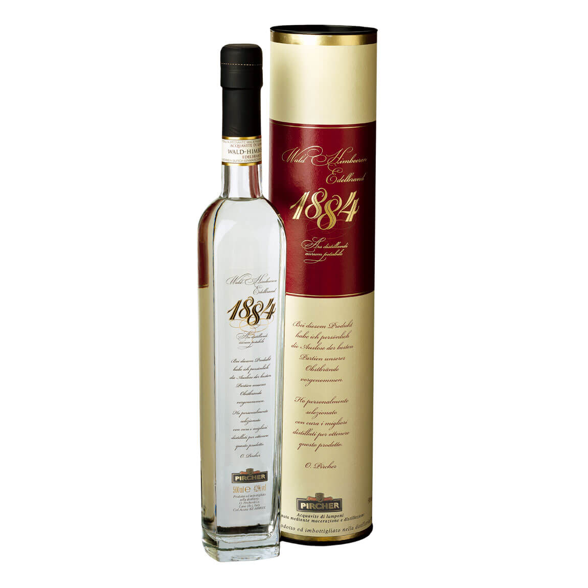 Pircher Waldhimbeerbrand 1884